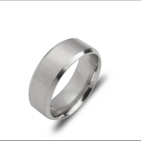Stainless Steel PLAIN MATT FINISHED MEN BIKER RING - Picture 6 of 15